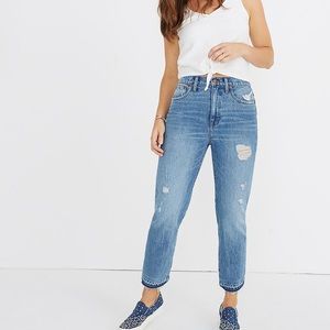Madewell Classic Straight Deconstructed Edition Size 29
